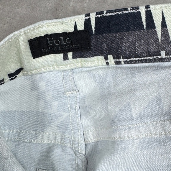 Polo Ralph Lauren Tompkins Skinny High Rise Ankle Aztec Zipper Fly Jeans Size 25 - Picture 13 of 15